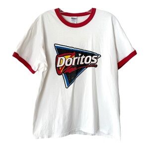 Vtg DORITOS Sweet Chilli Heat “Which Side Will You Play With” T-Shirt Sz Lg Rare